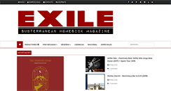 Desktop Screenshot of exileshmagazine.com