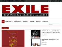 Tablet Screenshot of exileshmagazine.com